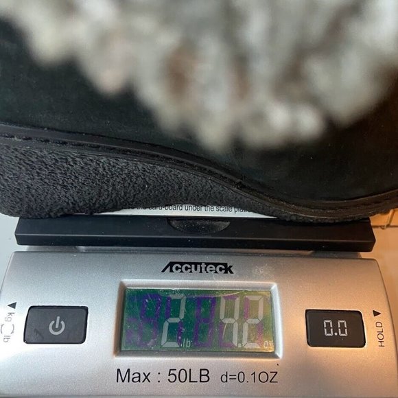 Timberland Amston Roll-Top Boot Women Size 9 Black Suede Shoe Earthkeepers Wedge - Picture 8 of 9